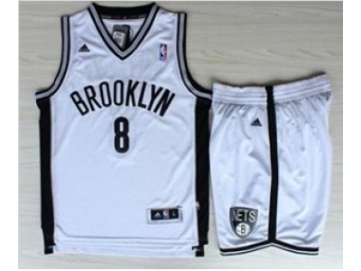 nba new jersey nets #8 williams white[revolution 30 swingman Suits]